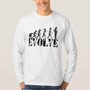 T-shirt Art de musical d'évolution de tubas de tuba de