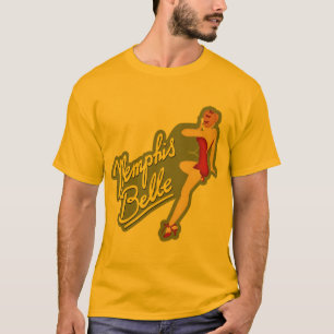 T-shirt Art de nez de 2ÈME GUERRE MONDIALE de belle du