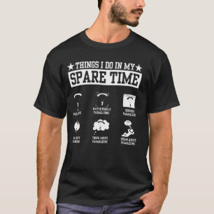 T-shirt Art de parapente drôle pour hommes femmes paramote