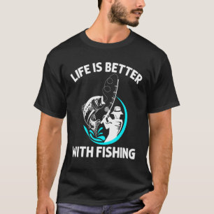 T-shirt Art de pêche cool pour hommes femmes pêcheurs croc