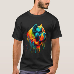 T-shirt Art de peinture qui dégouline Cane Corso Mastiff i
