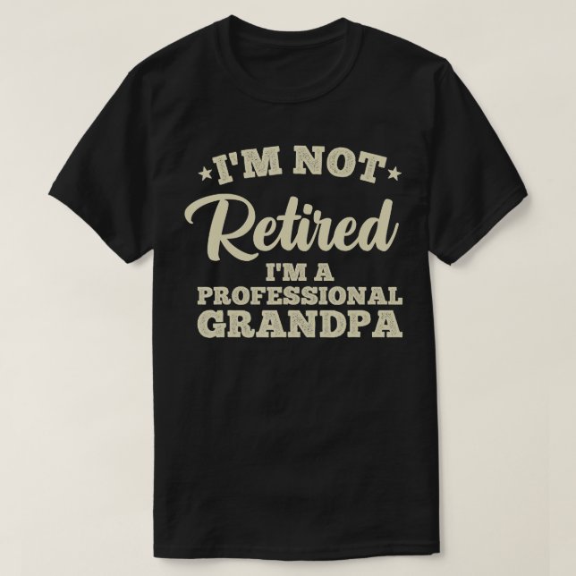 T-shirt Art De Retraite cool Pour Hommes Papa Profession R (Design devant)