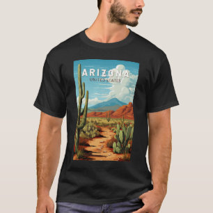 T-shirt Art de voyage vintage Arizona