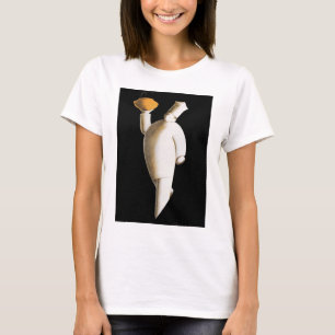 T-shirt Art Déco Restaurant Chef, Affaires Vintages