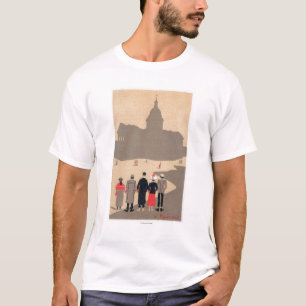 T-shirt Art déco SceneParis, France de Le Pantheon