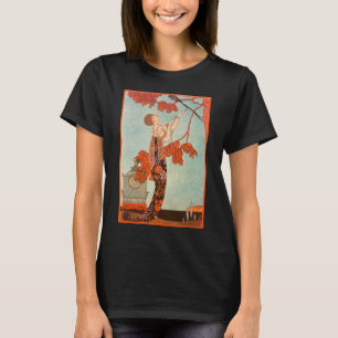 T-shirt Art Déco vintage, Oiseau Volage de George Barbier