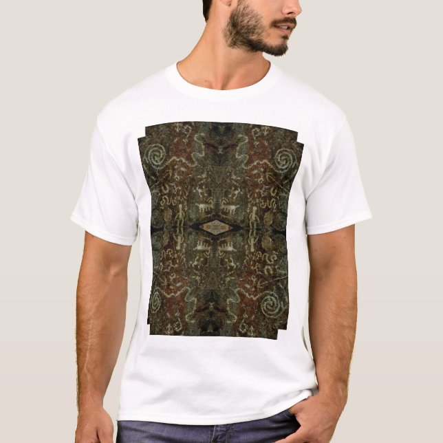 T-shirt Art d'ordinateur d'AZ Glyphics 1 (Devant)