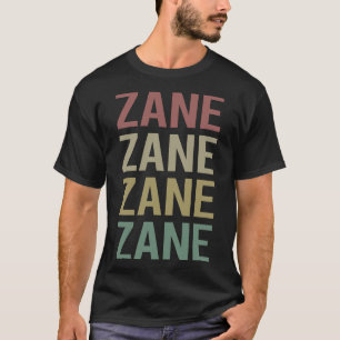T-shirt Art du texte coloré - Nom de la zone