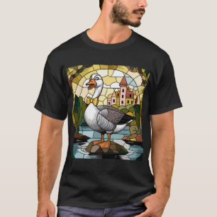 T-shirt Art du vitrail, Silly Goose Vitrail