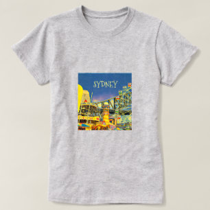 T-shirt Art du voyage amusant de Sydney Luna Park