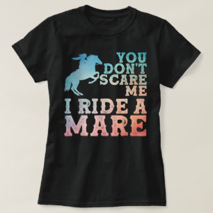 T-shirt Art équestre cool pour femmes et filles qui monten