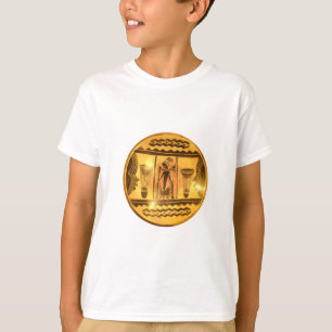 T-shirt Art Ethnique Africain d'or Imprimer