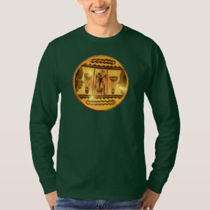 T-shirt Art Ethnique Africain d'or Imprimer