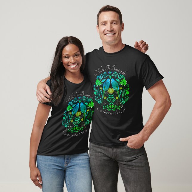 T-shirt Art féministe Nolite Te Bastardes Carborundorum (Unisexe)