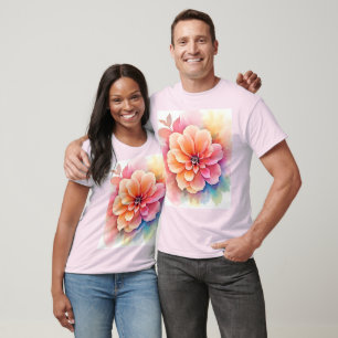 T-shirt Art floral dévoilé