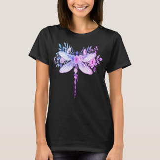 T-Shirt Art Floral Libellule Aquarelle - Botanica