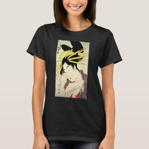 T-shirt Art géisha japonais rétro vintage Histoire japonai
