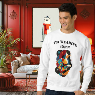 T-shirt Art Géométrique Conceptuel – Humour Abstrait Moder