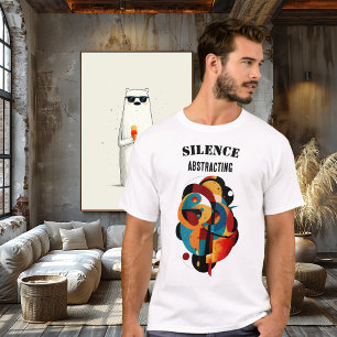 T-shirt Art Géométrique Moderne, Abstrait Minimal pour le