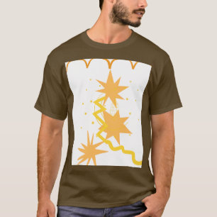 T-SHIRT ART GRAPHIQUE ABSTRAIT ÉTOILÉ