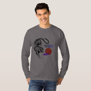 T-shirt Art graphique du tigre moderne