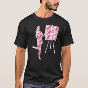 T-shirt Art Graphique Peinture Peintre Peinture Artiste Ar