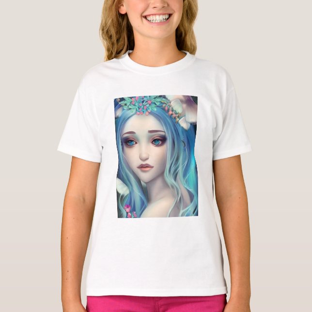T-shirt Art Imaginaire Ethéal | Beau Anniversaire Fairy (Devant)