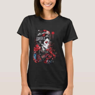 T-shirt Art japonais Geisha Kimono Art traditionnel Gei