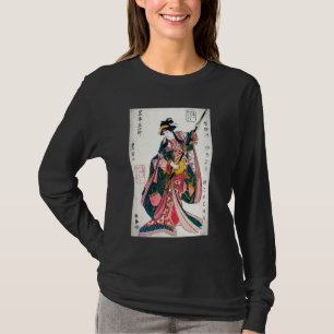 T-shirt Art japonais Imprimer Geisha Ukiyo-e Esthétique