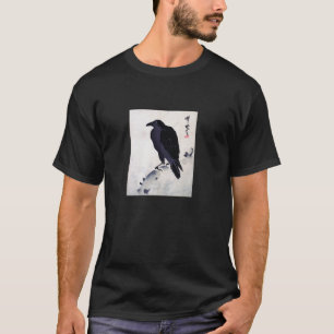 T-shirt Art japonais Kyosai Crow Raven T Shirt