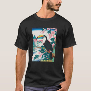 T-shirt Art japonais Toucan Kyosai antiquités travail arti