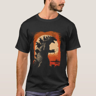 T-shirt Art japonais vintage rétro Kaiju légendaire rare l
