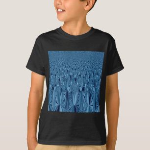 T-shirt Art Kaleidoscope bleu Iridescente Extraordinaire