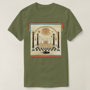 T-shirt Art maçonnique du tablier de George Washington