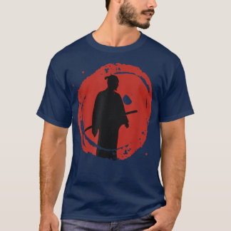 T-shirt Art martial japonais sanglant coucher de soleil Sa
