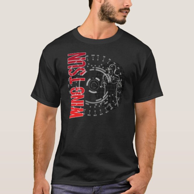 T-shirt Art martial scientifique de Tsun d'aile (Devant)