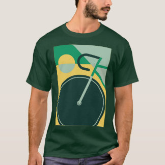 T-shirt Art moderne Vélo Graphique 1