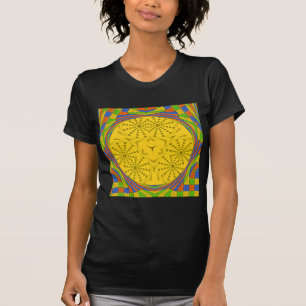 T-shirt Art Motif Égyptien Imprimer À damiers Conception C