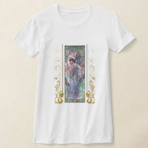 T-shirt Art Nouveau Alphonse Mucha Soirée Contemplation