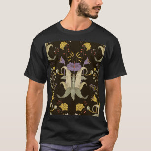 T-shirt Art Nouveau Floral : Motif Vintage