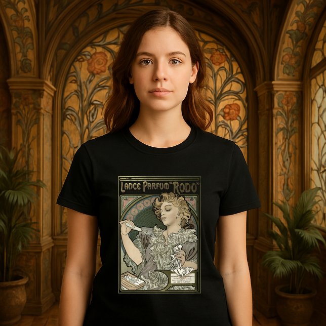 T-shirt Art Nouveau Perfume Ad by Alphonse Mucha (Créateur téléchargé)