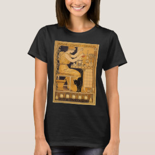 T-shirt Art Nouveau vintage, l'amour conquiert tous les sc