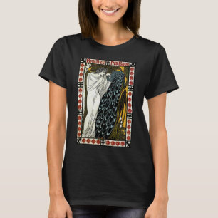 T-shirt Art nouveau vintage, Le Baiser par William Bradley