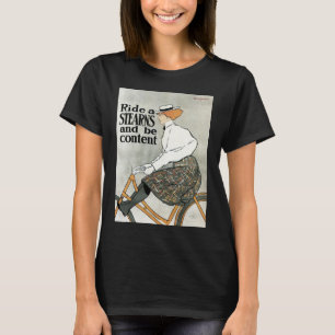 T-shirt Art Nouveau vintage, Ride a Sterns Vélos