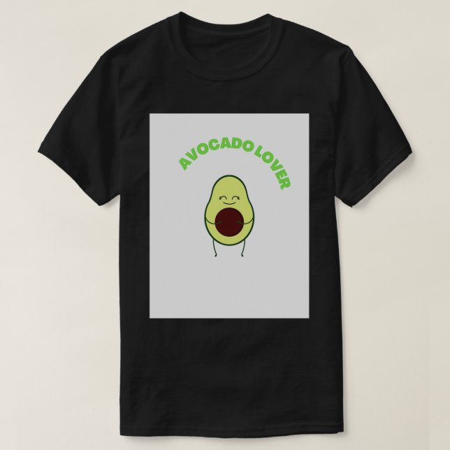 T-shirt Art numérique Avocado (Design devant)