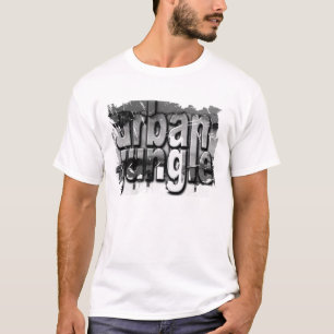 T-shirt Art numérique grunge urbain angoissé Jungle urbain
