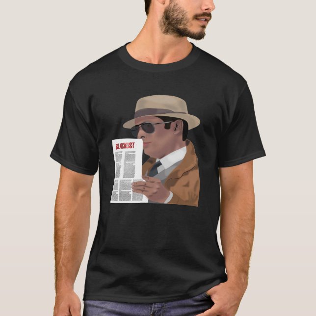 T-shirt Art numérique James Spader (Raymond red reddington (Devant)