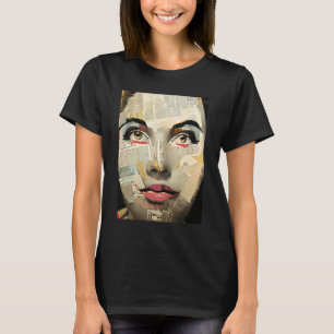 T-shirt Art numérique unique et artistique Dame jolie ab