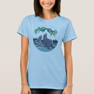 T-shirt Art Ours Femme Ours Polaire Ours Femme Che