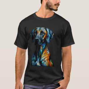 T-shirt Art polygonal Rhodesian Ridgeback Ridgebacks